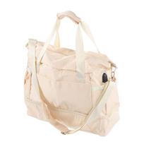 Women Sports Gym Bag Multiple Pockets Large Capacity Waterproof Workout Travel Bag with USB balta