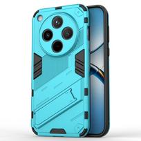 For OPPO Find X8 Pro Back Cover Phone Case Shockproof Armor Anti-Fall Corner reinforcement Protect Kickstand Coque Funda Cases For OPPO Find X8 mėlyna