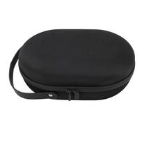 Carrying Case for Vision Pro EVA Water Resistant Shockproof Portable VR Headset Organizer Bag for black