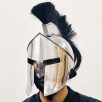 Spartan Helmet  King Leonidas Helmet  Medieval Knight Warrior Helmet  Helmet Best Gift for Halloween black