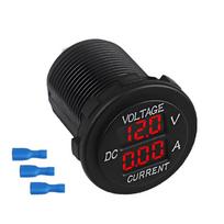 DC 6V-60V Digital Voltage Meter Car Motorcycle Voltmeter Voltage Tester Measurement for Car Motorcycle ATV Boat Yacht Voltmeter With cable