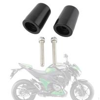 2x Handlebars End Caps Slider Grips Replacement for Kawasaki Z800 Z900 Black black