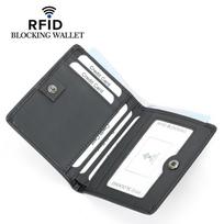 2024 M. Vyriška RFID Apsaugos nuo vagystės Monetų Piniginė: Kompaktiškas kortelių ir monetų laikiklis