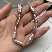 1 gija, Baroko stiliaus netaisyklingi purpuriniai dirbtiniai perlai papuošalų gamybai DIY vėriniams, apyrankėms, kulkšnies papuošalams, aksesuarams, rankdarbių dovanoms 18 cm 1String/18cm