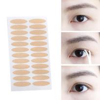 Yousheng 10 Sheets Double Eyelid Sticker Strong Stickiness Mesh Breathable Natural Flesh Color Makeup Tool Seamless Double Eyelid Styling Tape beige