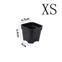 New Thicken Flower Pots Succulents Plant Small Square Planter Cactus Mini Bonsai Pot Tray Creative Home Office Decor Garden Tool