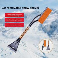 Daugiafunkcinis automobilio sniego ir ledo valymo kastuvas - Nuimamas priekinio stiklo atšildymo įrankis mėlyna