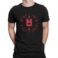 Cult of The Lamb Goat Game Man TShirt Eye Crown Distinctive T Shirt Graphic Sweatshirts Hipster S juoda