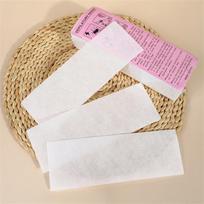 Professional Hair Removal Wax Strips For Summer Depilation Double Sided Non Woven Depilatory Paper For Leg Body Face Tool (as the picture-20248-)- white