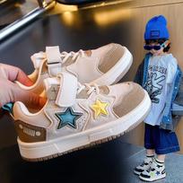 Kid's Spring Casual Sneakers Baby Boys Grils Autumn New Fashion Running Shoes Children's Non Slip Outdoor Sports Board Shoes 26 chaki