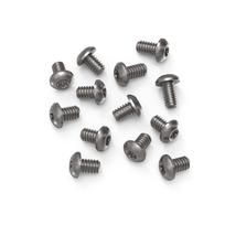 10pieces Titanium Alloy M3.5 Half Round Head Screw T10 Plum Blossom Driver Handle Screw DIY Spindle Titanium Alloy Screw S balta