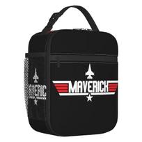 Individualizuotas Top Gun Maverick pietų krepšys moterims, šaltkrepšis, termoizoliuotas pietų dėžutė vaikams, mokyklinukams 26x21x11CM smėlis