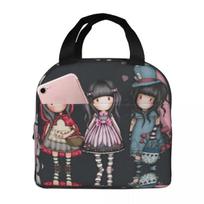 Lunch Bags Insulated Bento Box Portable Lunch Tote Leakproof Picnic Bags Cooler Thermal Bag for Woman Student 22x20x13CM ruda