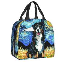 Chihuahua Art Thermal Insulated Lunch Bag Women Portable Lunch Tote for Outdoor Picnic Multifunction Food Bento Box 22x20x13CM smėlis
