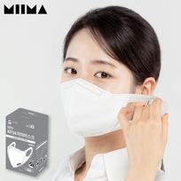 MIMA medicininė kaukė maža 30 vienetų (KF94) baltas/juodas, pasirinkite 1 Small White 30 Pieces KF94