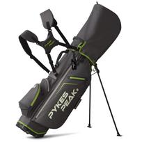 PYKES PEAK Caddy Bag Stand mouth inch Golf Bag Pikes Peak DARKGREY [Lightweight 2.4kg/5-split frame/9.0 type/47 compatible] Men's Women's [COOL tamsiai pilka spalva