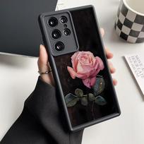 Minkštas TPU dėklas Samsung A55 5G S25 Ultra S24 FE A54 A16 A15 A53 A35 A34 A14 A13 A06 A05 A05s A33 A25 S23 S22 Plus gėlių viršelis Samsung A15 4G 5G