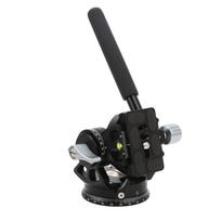 Fluid Tripod Head with Quick Release Plate and Handle Aluminum Alloy Panoramic Fluid Drag Pan Head