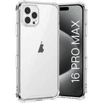 Dėklas iPhone 16 PRO MAX - Smūgiams atspari apsauga Minkštas skaidrus silikonas Phonillico® skaidri