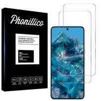 Tempered Glass for Google Pixel 8 PRO [2 Pack] Phonillico® Screen Protector Glass Film skaidri