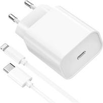 18W Fast Charger + Cable for iPhone 14-14 PLUS-14 PRO-14 PRO MAX-13-MINI-13 PRO-13 PRO MAX-12-12 PRO-11-X-XS-XR-SE Phonillico®