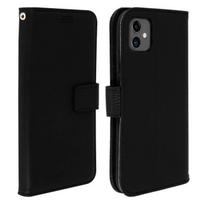Folio Case - AVIZAR - iPhone 11 - Silicone gel - Black - Video Stand