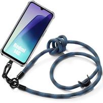 Case for Xiaomi Redmi 14C - Shockproof with Removable Cord Blue - EFConnection