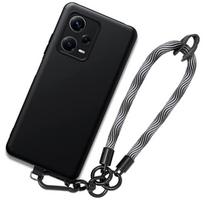 TPU Case For Xiaomi Redmi Note 12 Pro Plus 5G - Shockproof - Anti-Scratch - Removable Wrist Strap