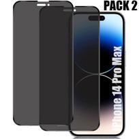 Anti-spy protection film - E.F.CONNECTION - for iPhone 14 Pro Max - 9H Resistance - 0.30 MM - Black