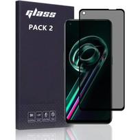 2 Anti-Spy Tempered Glasses for realme 9 Protection