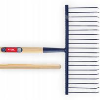 KADAX Rake Metal Wire Rake With Handle 170 cm