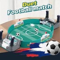 Būtinas šeimos susibūrimams, Vaikų stalo futbolas Dviem žaidėjams Mūšio stalas, Edukacinis stalo žaidimas Futbolas Žaidimas dviem žaidėjams, Žaislas dovana dviem asmenims 1 set blue