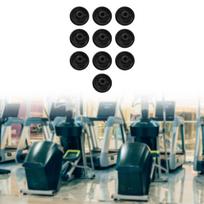 10 Pieces Nylon Mobility Wheels Kit Components Replace Parts Accessory Replacement for Treadmills 59x27mm