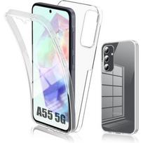 Coque pour Samsung Galaxy A55 5G - Antichoc Protection Intégrale Transparente Anti-Rayures