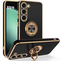 Case - BOOLING - for Samsung Galaxy S23 FE - Shockproof - Silicone - Rotating Ring Stand juoda