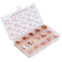 Washers O-Rings, Red Copper Washers 150 Pieces Metal Flat Washers Assortment