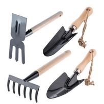 KADAX 4in1 Garden Tool Set Shovel Hoe Rake Soil Claws