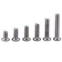 M4 Stainless Steel SS304  Machine Screws Bolts Nuts Assortment (Pan Head)