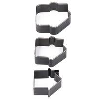 3 vnt. odos pjovimo štampas Alloy Steel 73 62 52mm Namo formos odos štampavimo įrankiai Rankdarbių formavimo įrankis gray