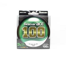 Seaguar Fluorocarbon Ace pavadėlio valas 100m Dydis 3-3.95kg-0.285mm (1278 m) gryna