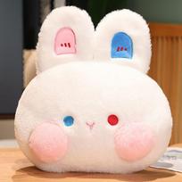 Kawaii korėjietiška Dudu katės ir triušio lėlė pliušinis žaislas rankų šildytuvas lapės prikimštas pliušinis minkštas kačiukas medvilninė sofos pagalvė su antklode