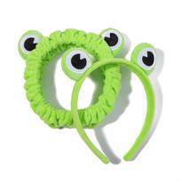 1set Funny Frog Animal Ears Makeup Headband Wide-brimmed Elastic Girls Hairbands Girls Hair Bands Women Cosplay Hair Accessories