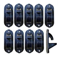 10 Pcs Plastic Hooks For Tires, Rims, Hubs, For Storage In The Workshop, Garage, Wall Mounts, Black