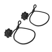 2Pcs Rear Luggage Rack String Cord 1K6863447A For Vw Golf Mk5 Mk6 black