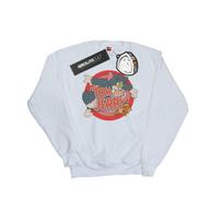 Tom and Jerry Mens Classic Catch Sweatshirt XXL balta