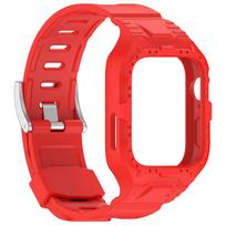 Protector Case+Strap for Huawei Watch Fit 3 Silicone Sports Bracelet Correa Smartwatch Watchband For Huawei Fit3 Accessories Huawei watch fit3 raudona