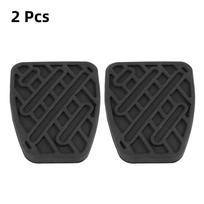2 vnt. Automobilio sankabos stabdžio pedalo pagalvėlės dangtelis 46531JD00A Nissan Dualis X-Trail Juke black