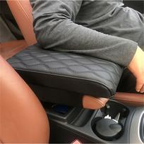 Car Armrest Pad Cover Universal Center Console Wave Pattern Auto Seat Armrests Box Protection Cushion Hand Supports