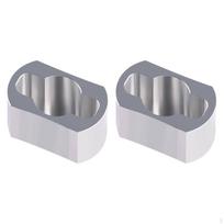 2Pcs Tailgate Hinge Pivots Bushing Insert Kit Accessories Easy Installation High Reliability