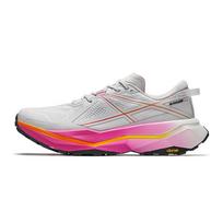 Anta Falcon 2 Elite Fashion Trend Support Non-Slip Low-Top Carbon Plate Trail Running Shoes Men sneaker Gray Pink 112445516A-4 40